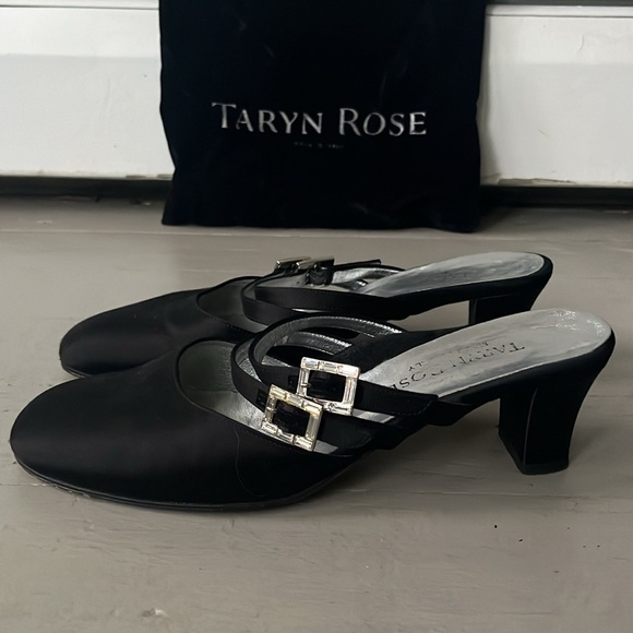 Taryn Rose satin mules 8.5 - Picture 4 of 8